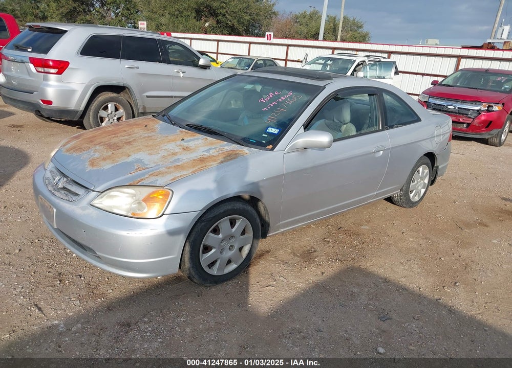 2002 HONDA CIVIC EX VIN: 1HGEM21912L079376