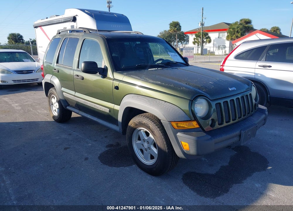 2007 JEEP LIBERTY SPORT VIN: 1J4GL48K97W684180
