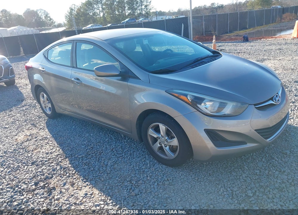 2014 HYUNDAI ELANTRA SE VIN: 5NPDH4AEXEH508949