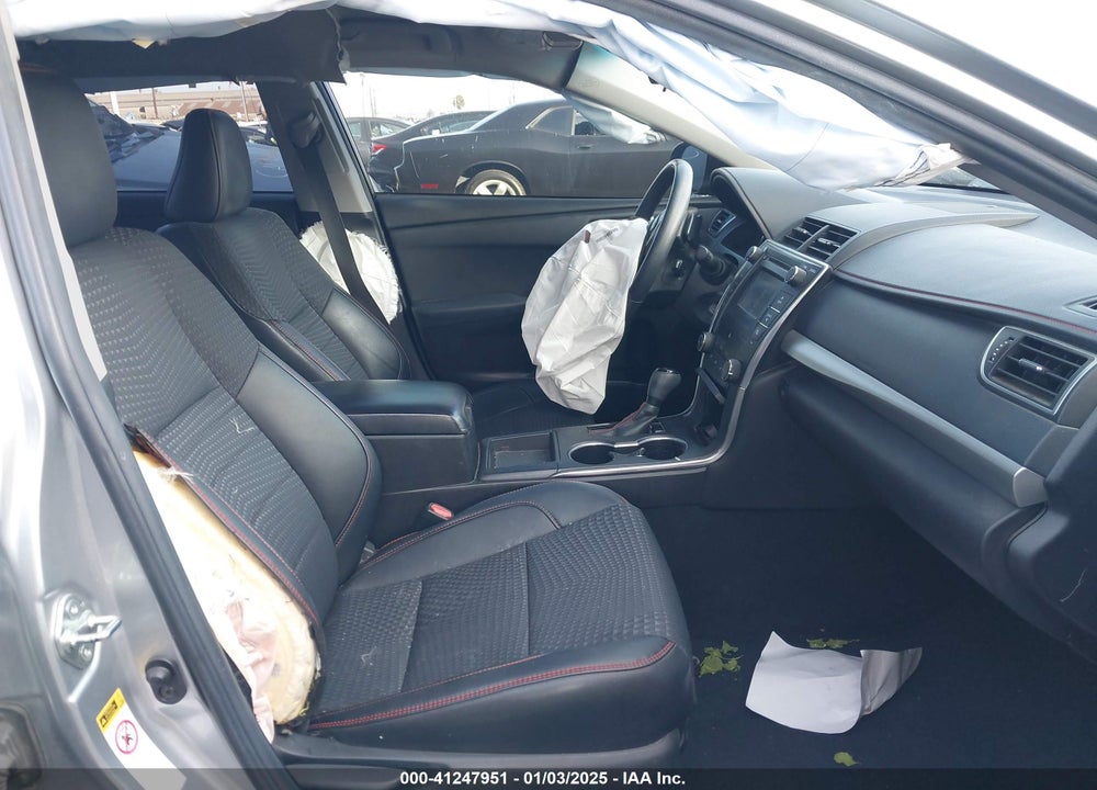 2015 TOYOTA CAMRY SE VIN: 4T1BF1FK7FU012147