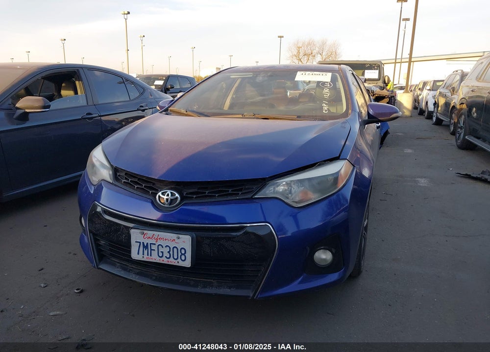 2015 TOYOTA COROLLA VIN: 5YFBURHE4FP331843