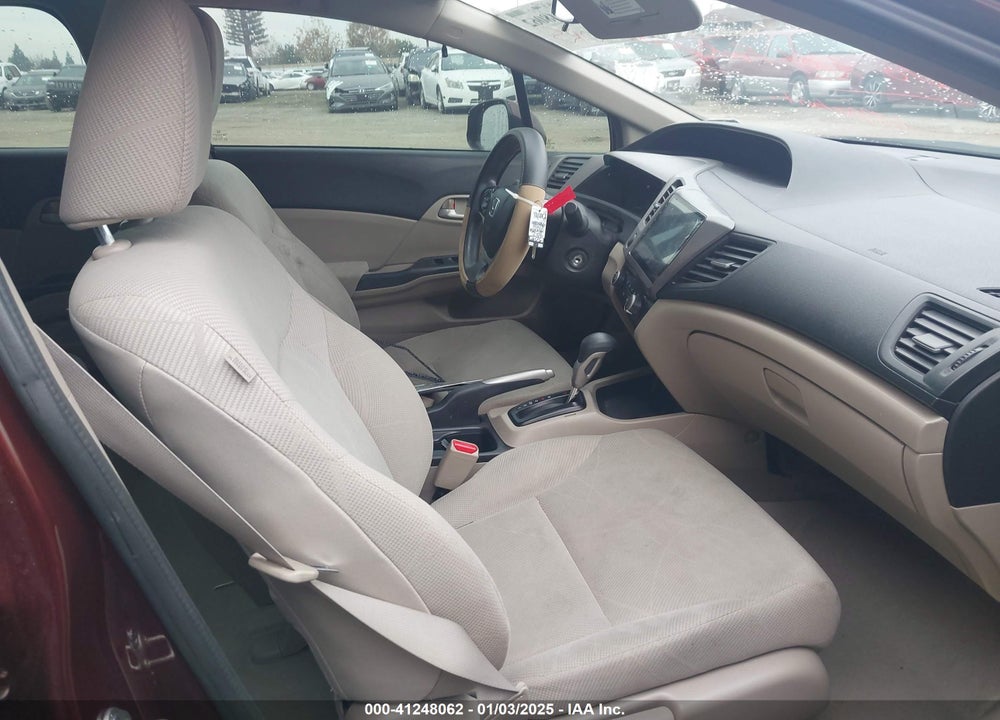 2012 HONDA CIVIC SDN LX VIN: 19XFB2F59CE389557