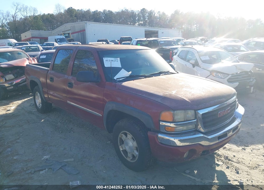 2005 GMC SIERRA 1500 SLE VIN: 2GTEK13T651186652