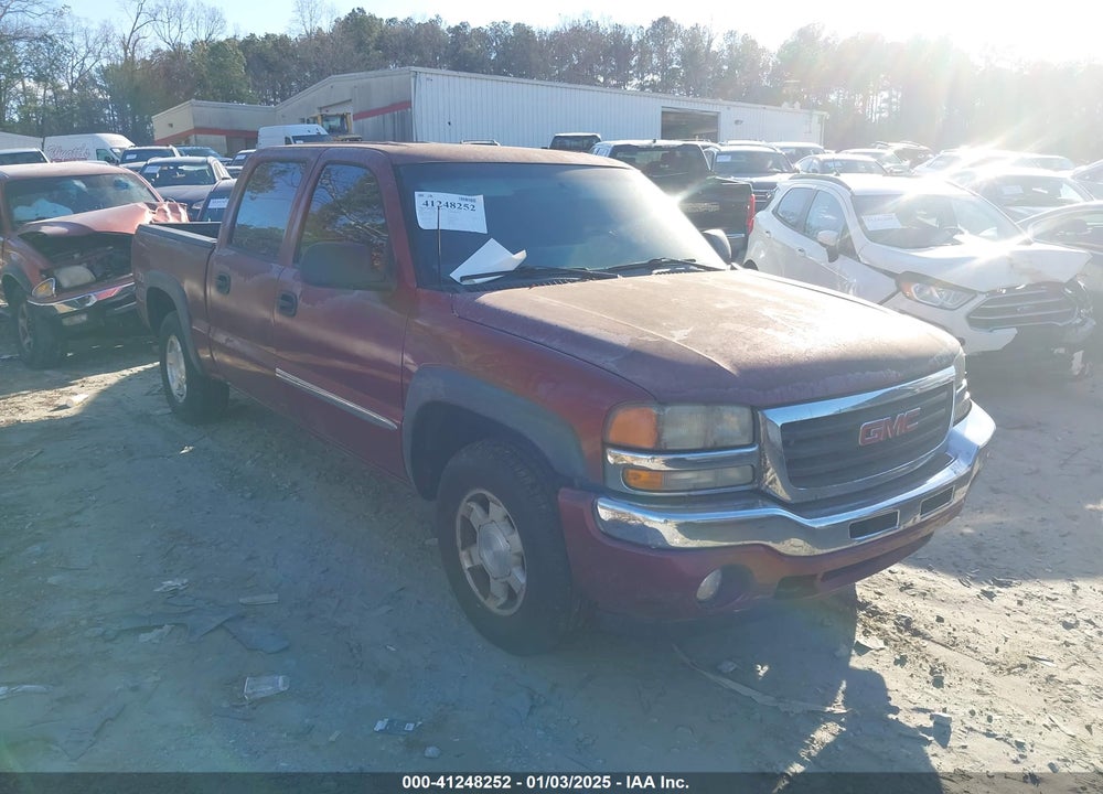 2005 GMC SIERRA 1500 SLE VIN: 2GTEK13T651186652