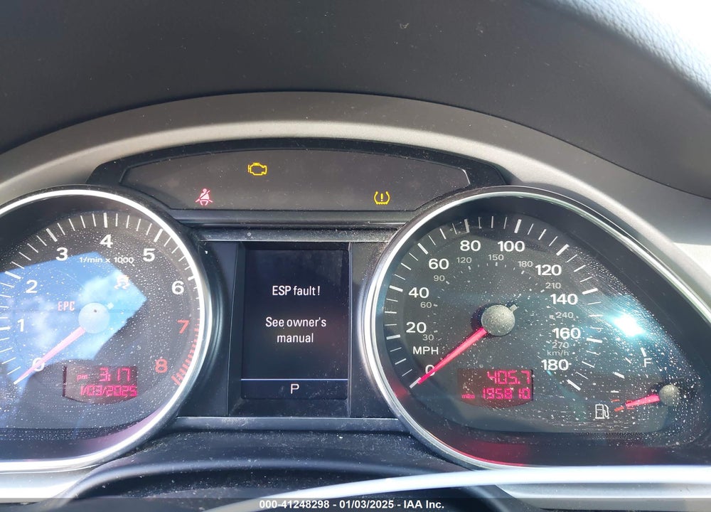 2009 AUDI Q7 3.6 PREMIUM VIN: WA1AY74L59D024594