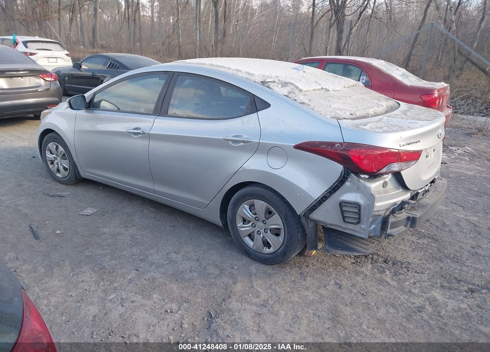 2016 HYUNDAI ELANTRA SE VIN: KMHDH4AE6GU505339