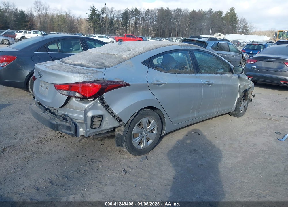 2016 HYUNDAI ELANTRA SE VIN: KMHDH4AE6GU505339