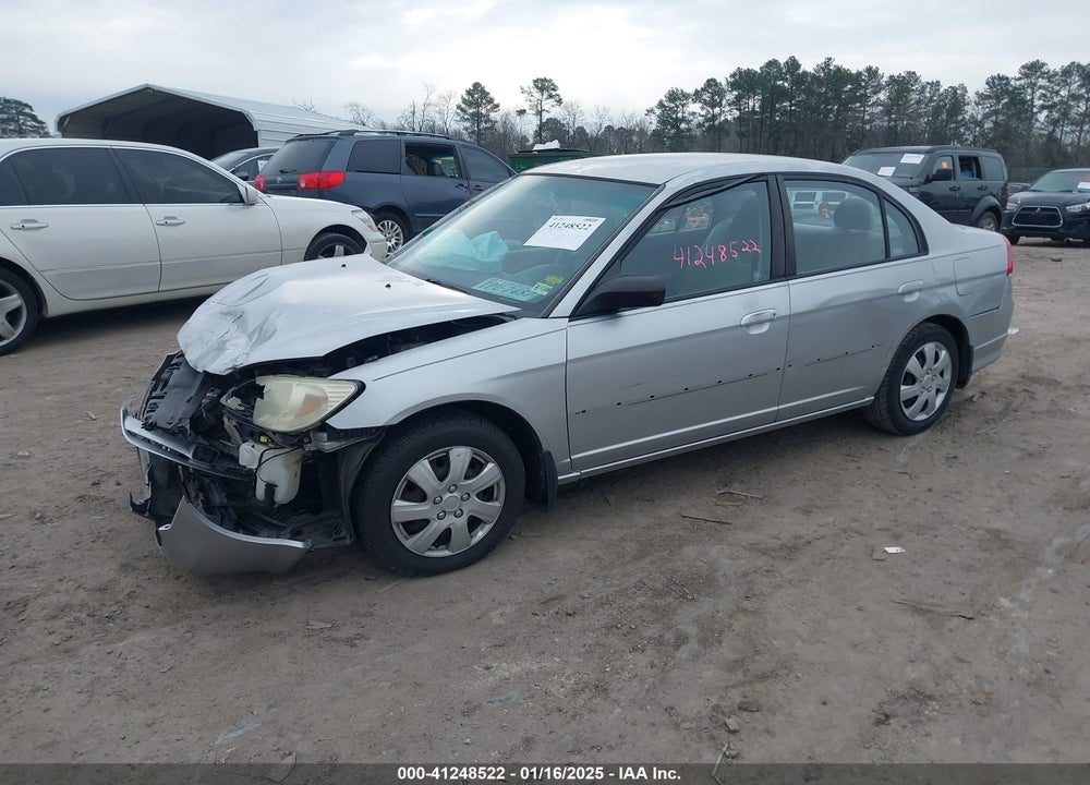 2005 HONDA CIVIC LX VIN: 2HGES16595H587750