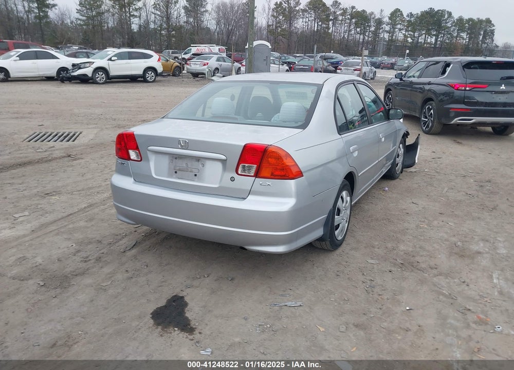 2005 HONDA CIVIC LX VIN: 2HGES16595H587750