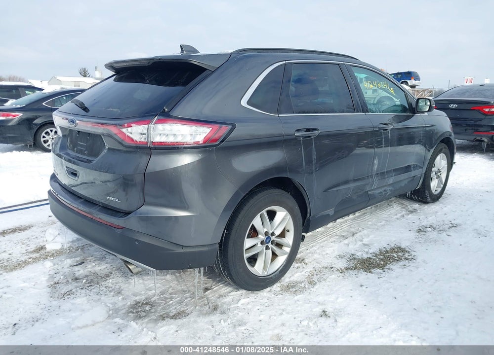 2015 FORD EDGE SEL VIN: 2FMTK3J80FBB90625