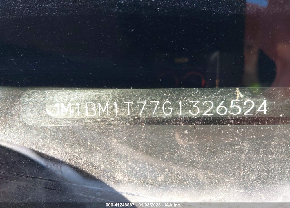 2016 MAZDA MAZDA3 VIN: JM1BM1T77G1326524
