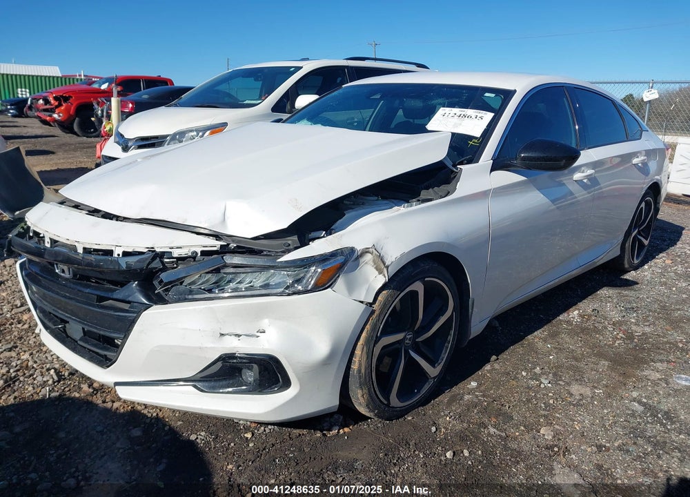 2022 HONDA ACCORD SPORT VIN: 1HGCV1F30NA053662