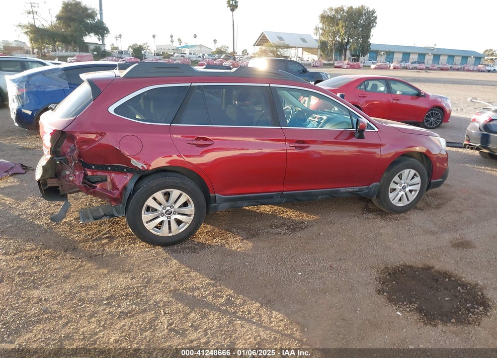 2017 SUBARU OUTBACK 2.5I PREMIUM VIN: 4S4BSADC9H3325765