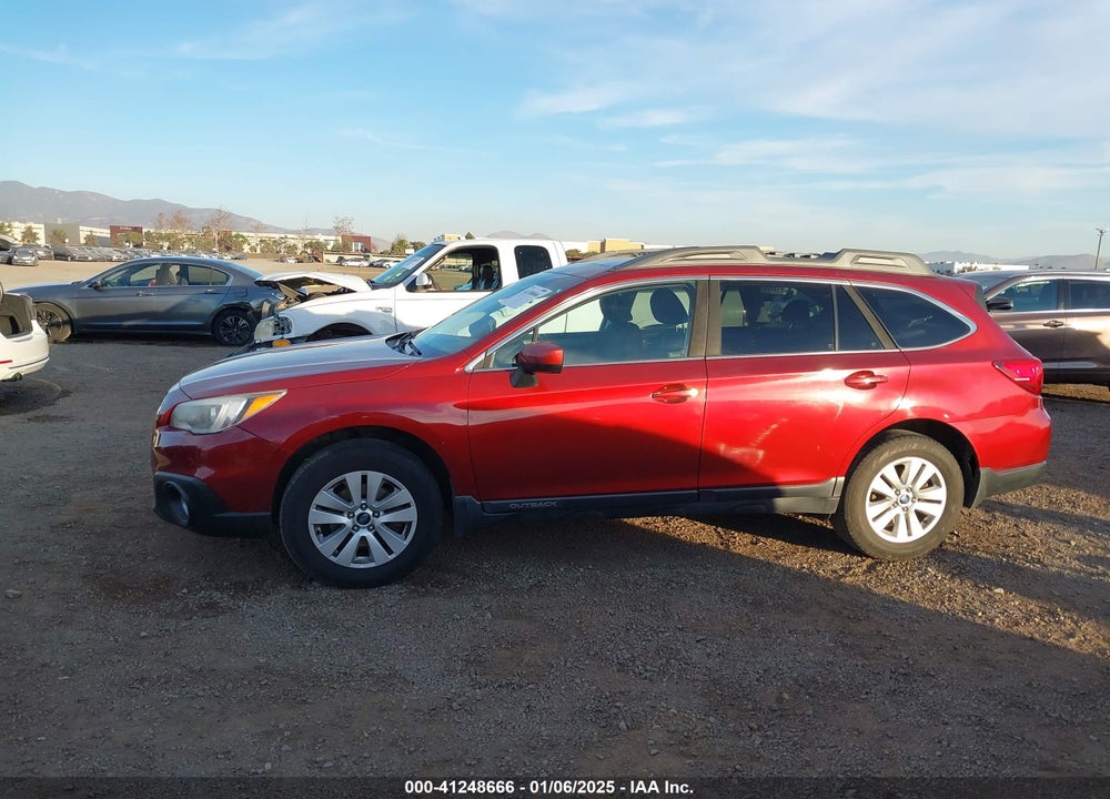 2017 SUBARU OUTBACK 2.5I PREMIUM VIN: 4S4BSADC9H3325765