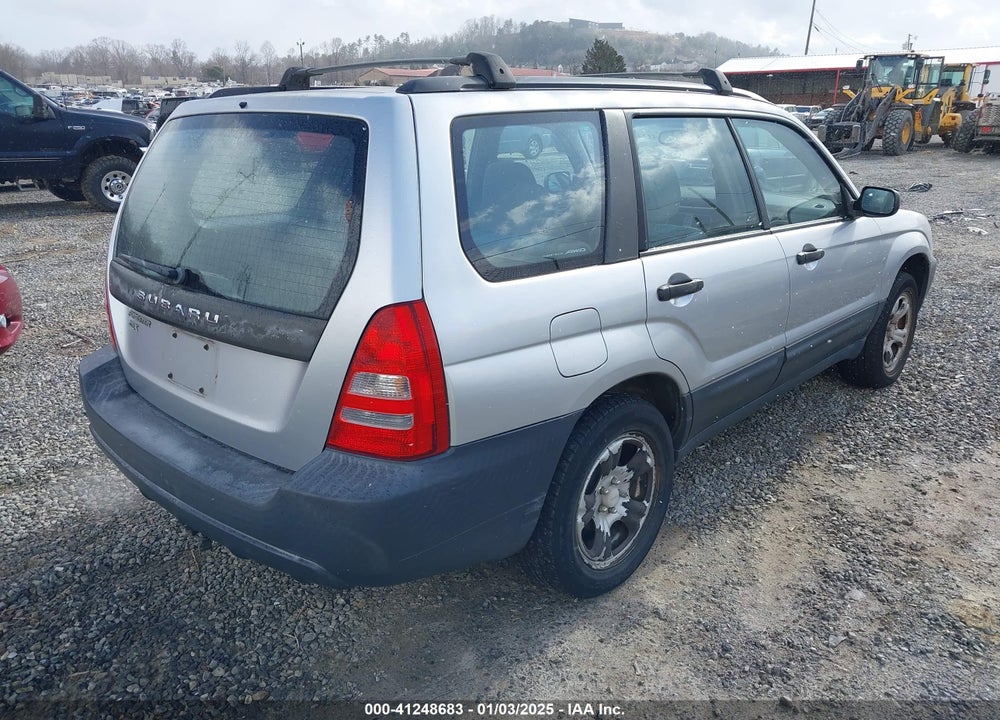 2005 SUBARU FORESTER 2.5X VIN: JF1SG63655H753366