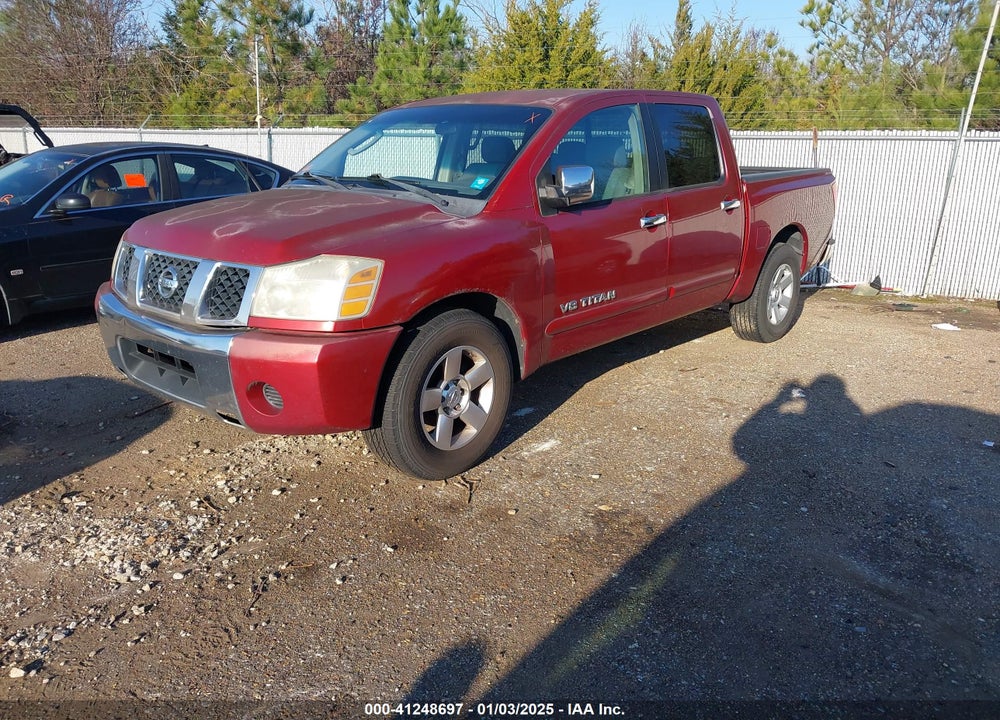 2005 NISSAN TITAN SE VIN: 1N6BA07A85N544502
