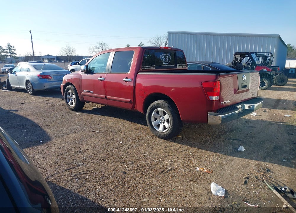 2005 NISSAN TITAN SE VIN: 1N6BA07A85N544502
