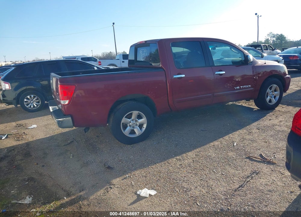 2005 NISSAN TITAN SE VIN: 1N6BA07A85N544502