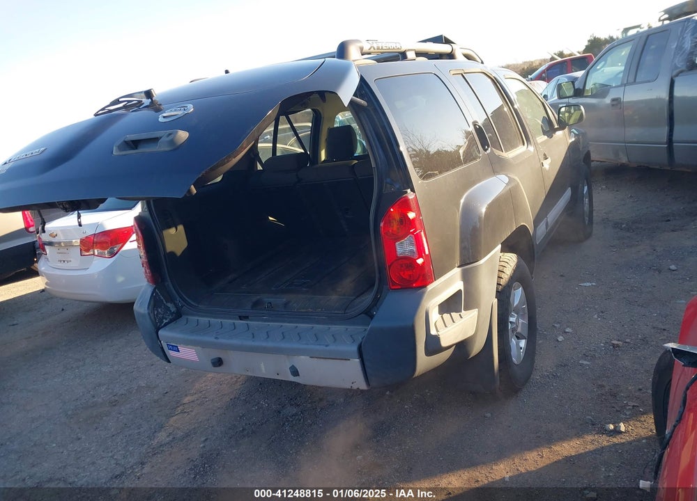 2011 NISSAN XTERRA S VIN: 5N1AN0NW9BC503705