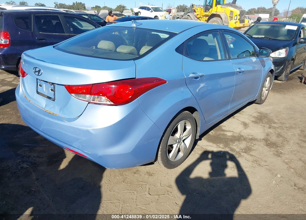 2013 HYUNDAI ELANTRA GLS VIN: KMHDH4AE0DU795315