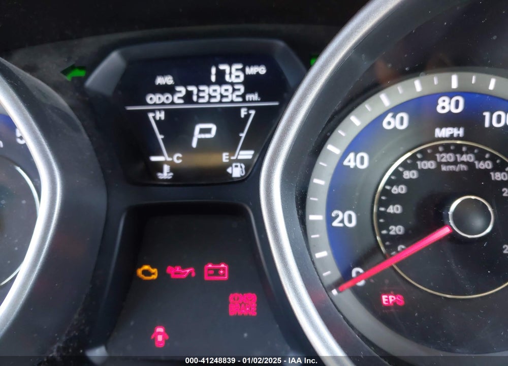 2013 HYUNDAI ELANTRA GLS VIN: KMHDH4AE0DU795315