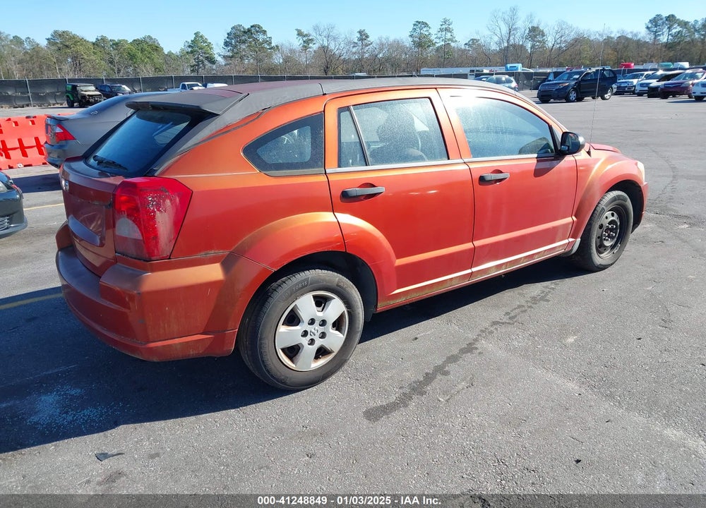 2008 DODGE CALIBER SE VIN: 1B3HB28B28D621292