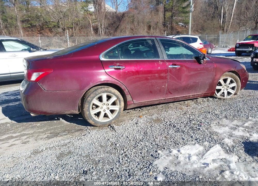 2008 LEXUS ES VIN: JTHBJ46GX82233139