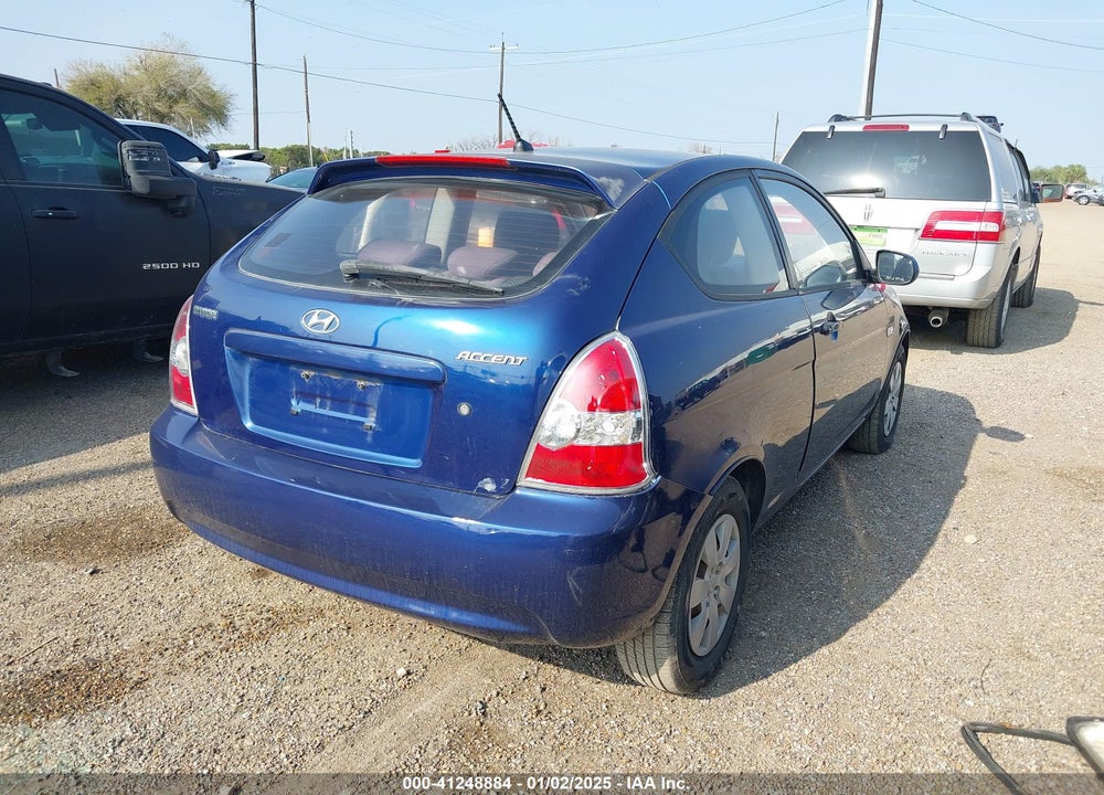 2010 HYUNDAI ACCENT GS VIN: KMHCM3AC0AU149476
