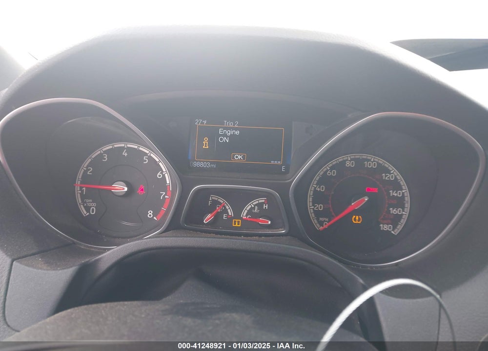 2015 FORD FOCUS ST VIN: 1FADP3L9XFL280578