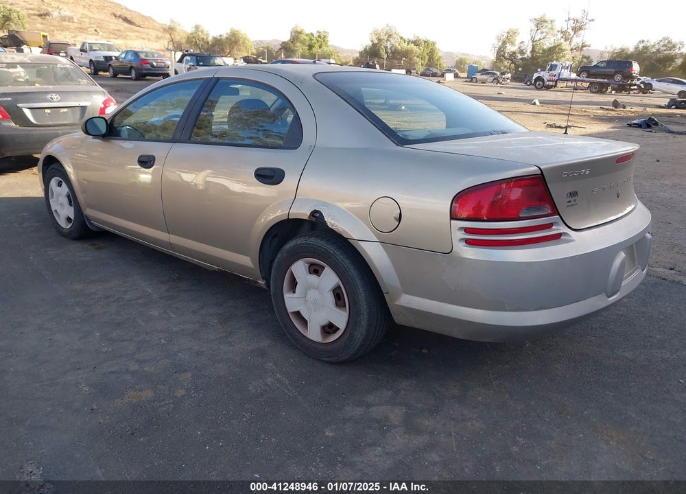 2004 DODGE STRATUS SE VIN: 1B3EL36X64N107681