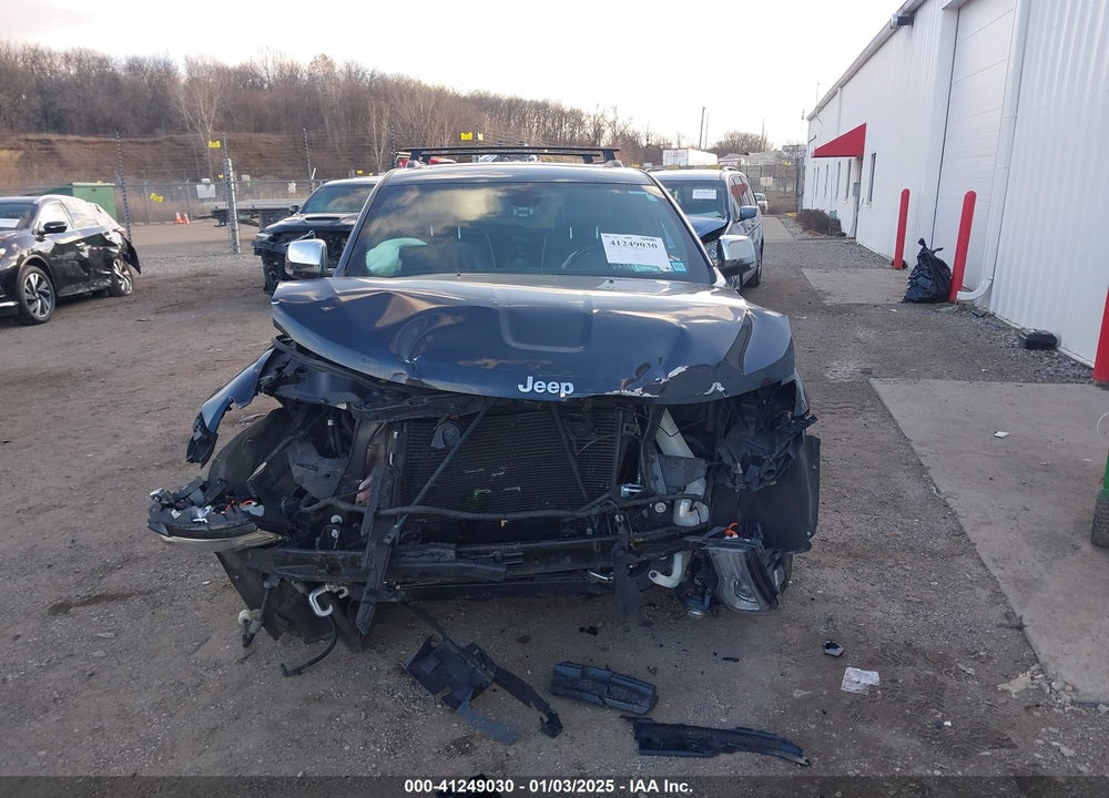 2014 JEEP GRAND CHEROKEE OVERLAND VIN: 1C4RJFCG0EC492406
