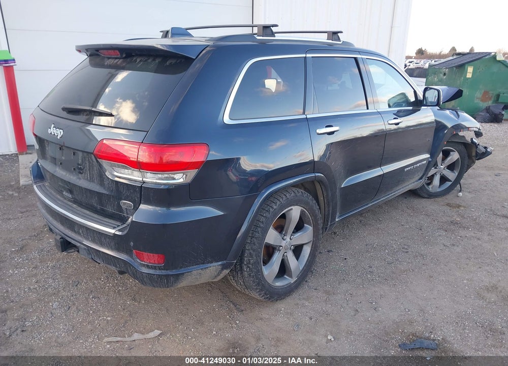 2014 JEEP GRAND CHEROKEE OVERLAND VIN: 1C4RJFCG0EC492406