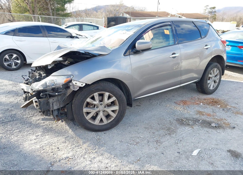 2012 NISSAN MURANO S VIN: JN8AZ1MW8CW224377