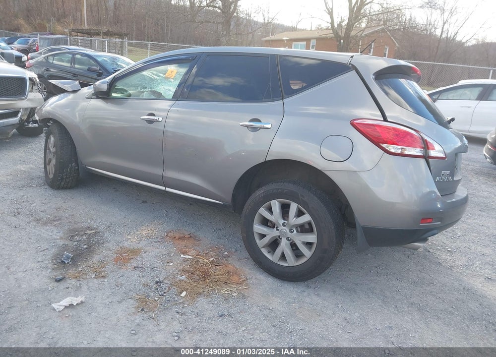 2012 NISSAN MURANO S VIN: JN8AZ1MW8CW224377
