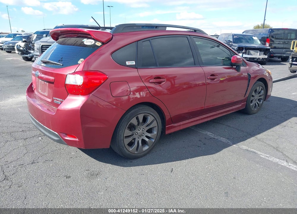 2014 SUBARU IMPREZA 2.0I SPORT PREMIUM VIN: JF1GPAL60E8252930