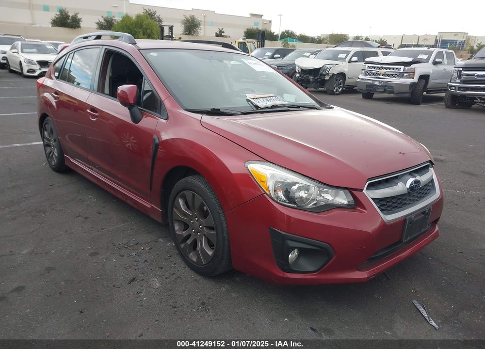 2014 SUBARU IMPREZA 2.0I SPORT PREMIUM VIN: JF1GPAL60E8252930