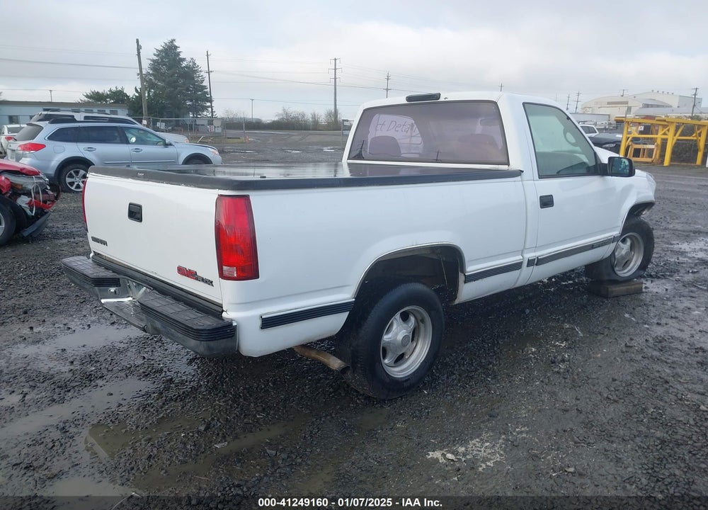 1997 GMC SIERRA 1500 SL WIDESIDE CMI VIN: 1GTEC14W5VZ507268
