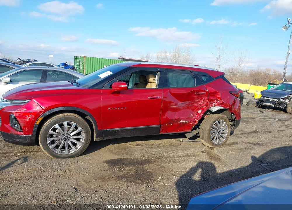 2022 CHEVROLET BLAZER VIN: 3GNKBLR40NS163877