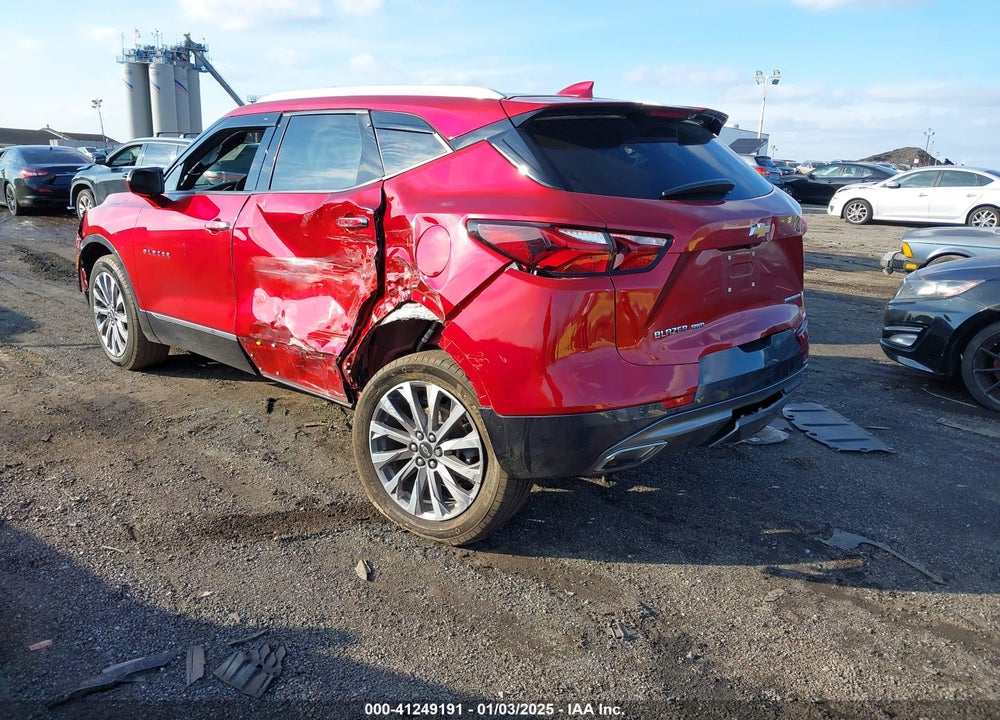 2022 CHEVROLET BLAZER VIN: 3GNKBLR40NS163877