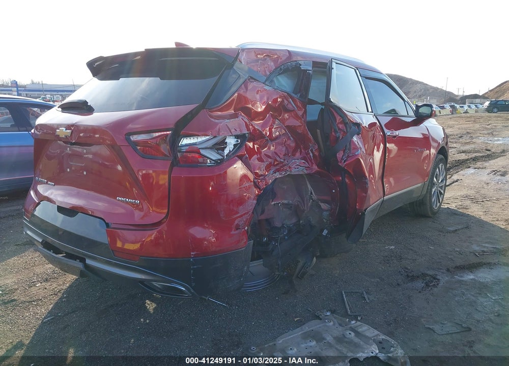 2022 CHEVROLET BLAZER VIN: 3GNKBLR40NS163877