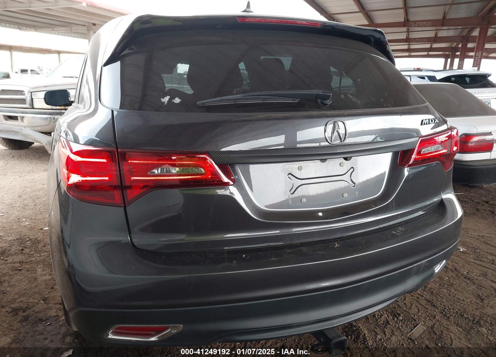2016 ACURA MDX TECHNOLOGY   WATCH PLUS PACKAGES/TECHNOLOGY PACKAGE VIN: 5FRYD3H41GB015231