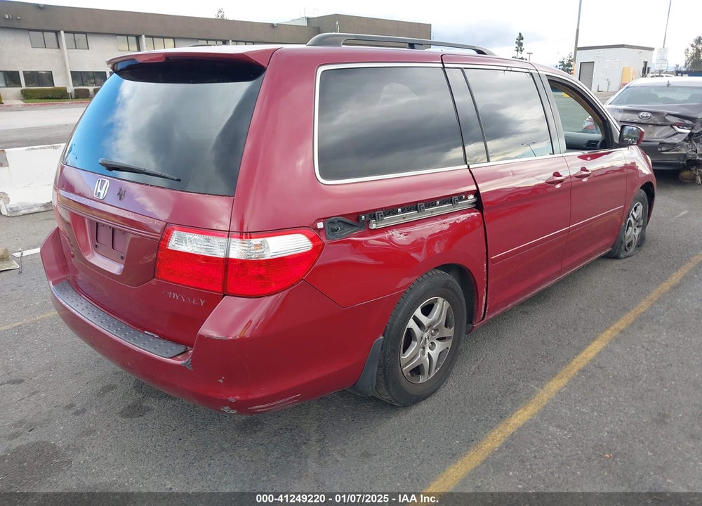 2005 HONDA ODYSSEY EX-L VIN: 5FNRL38655B406910