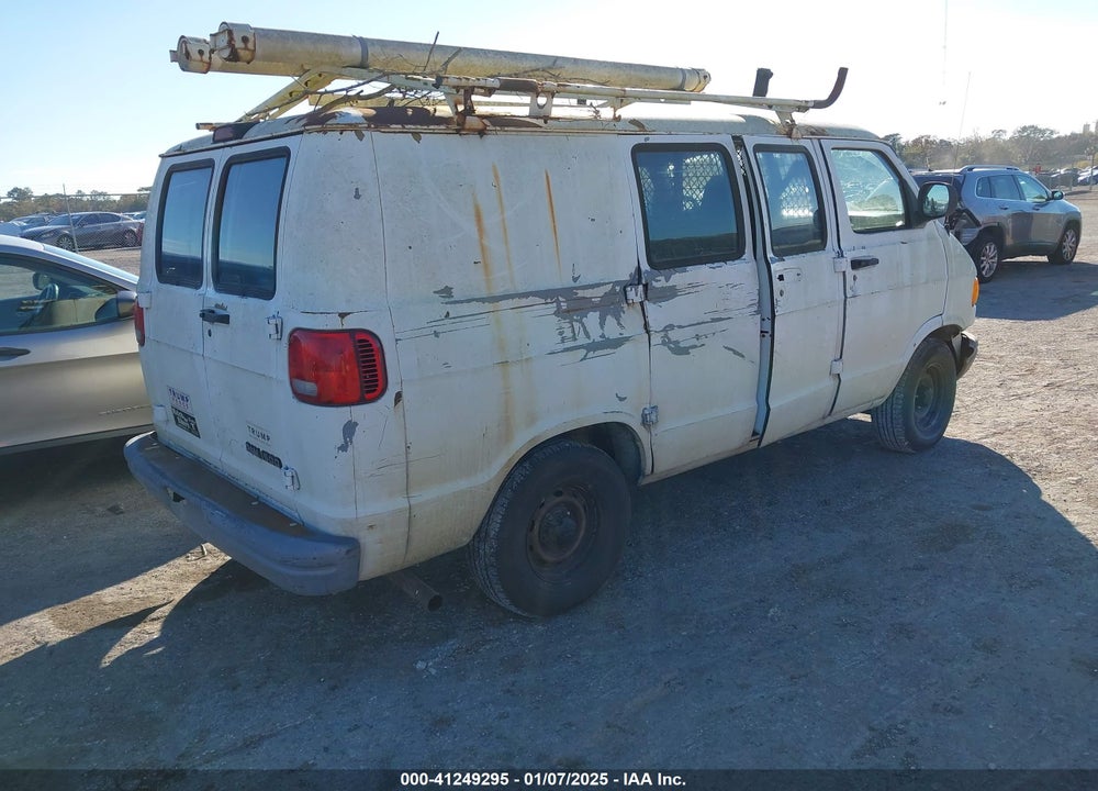 2000 DODGE RAM VAN 1500 CONVERSION VIN: 2B7HB11X5YK177202