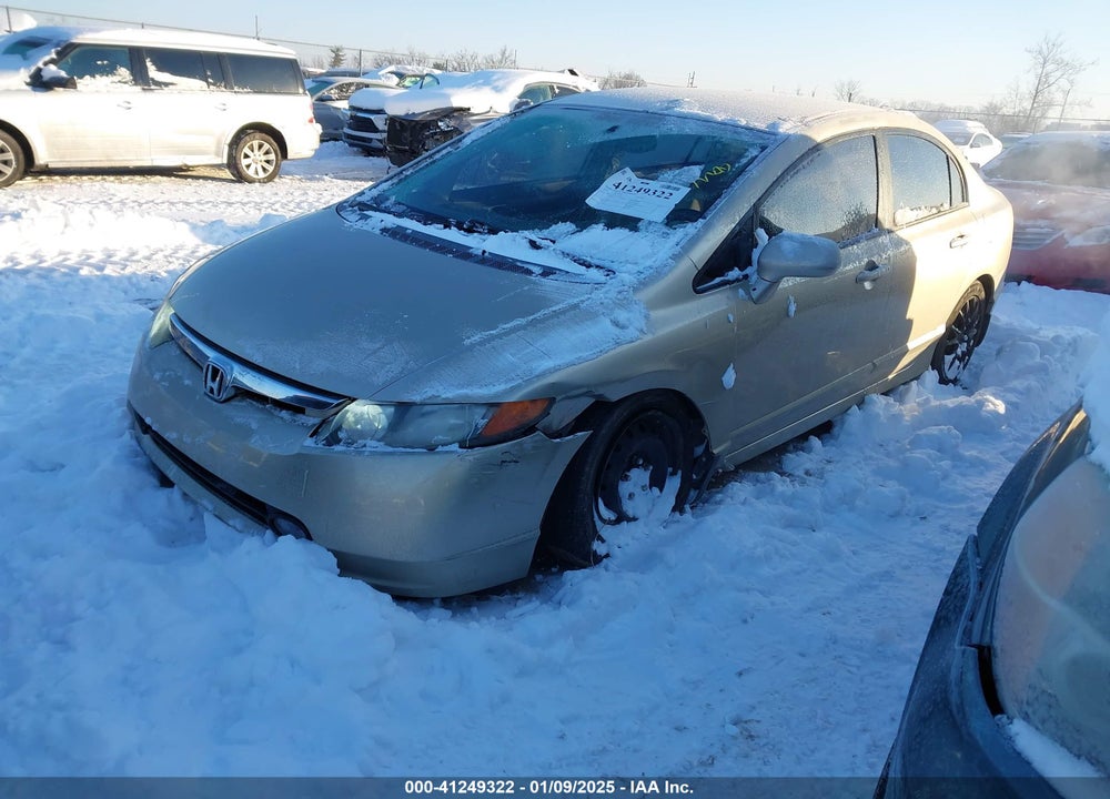 2008 HONDA CIVIC LX VIN: 1HGFA165X8L118651