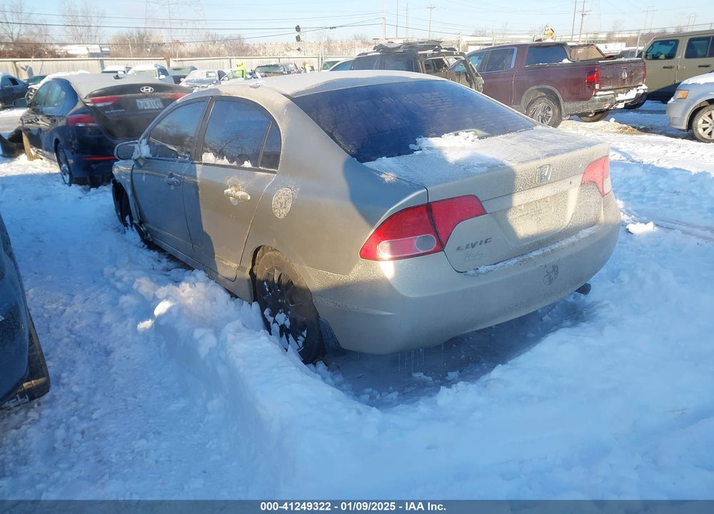 2008 HONDA CIVIC LX VIN: 1HGFA165X8L118651