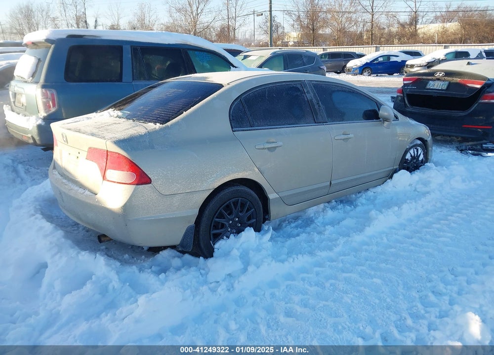 2008 HONDA CIVIC LX VIN: 1HGFA165X8L118651