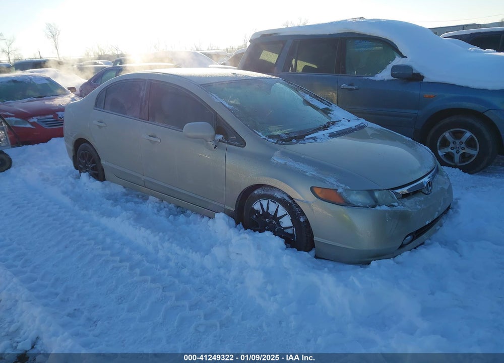 2008 HONDA CIVIC LX VIN: 1HGFA165X8L118651