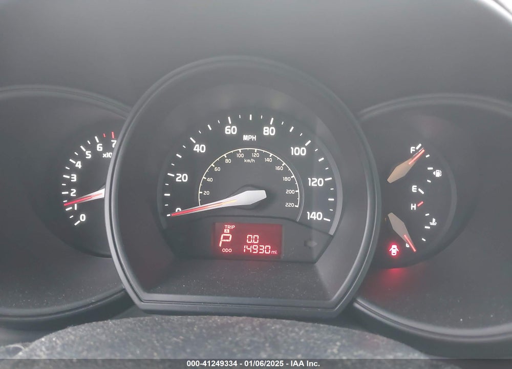 2014 KIA RIO VIN: KNADM5A39E6358520