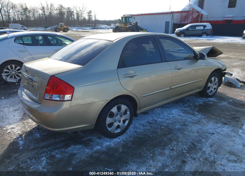2009 KIA SPECTRA VIN: KNAFE221195651423