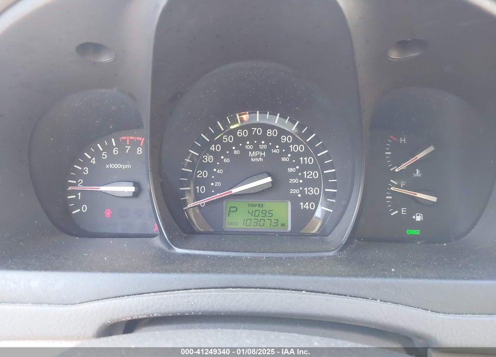 2009 KIA SPECTRA VIN: KNAFE221195651423